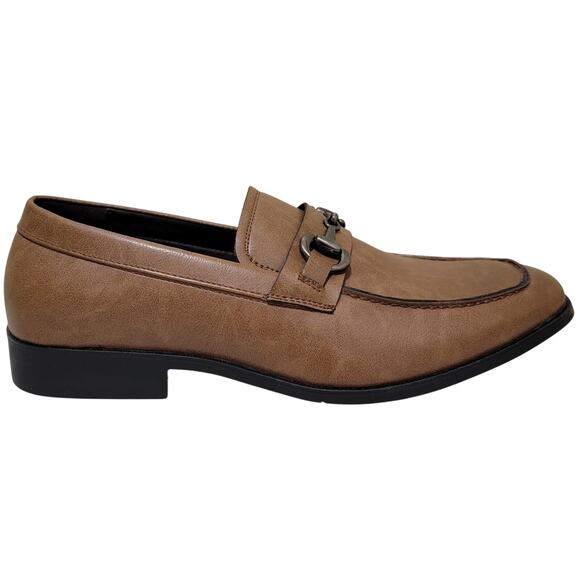 Kenneth Cole Unlisted Men Stay Slip On Horsebit Loafers Size US 8M Cognac Brown main image 4